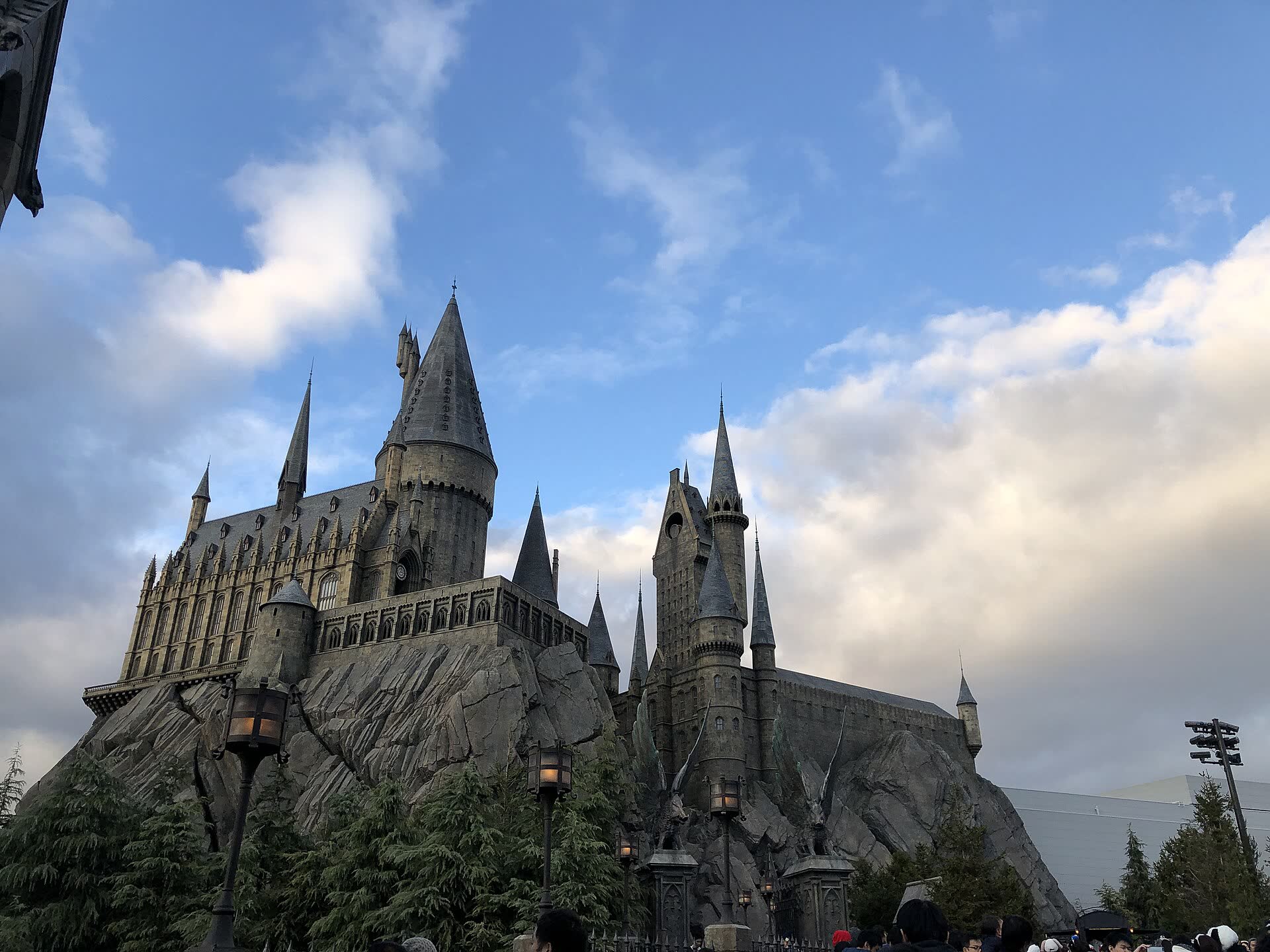 Castelo de uma das áreas temáticas do Universal Studios Japan, em Osaka