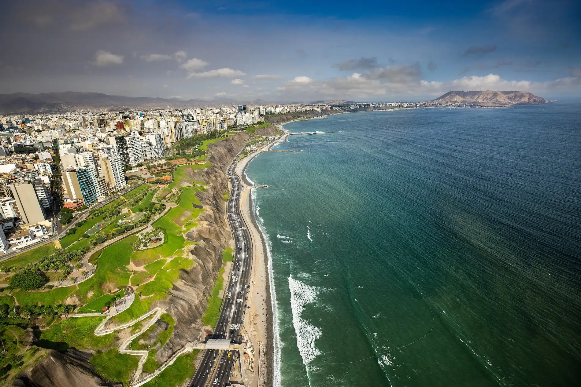 Chegada a Lima, capital do Peru